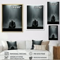 thumbnail image 4 of Designart "Photography: Solitude Of A Gorilla" Gorilla Floater Framed Wall Decor, 4 of 5