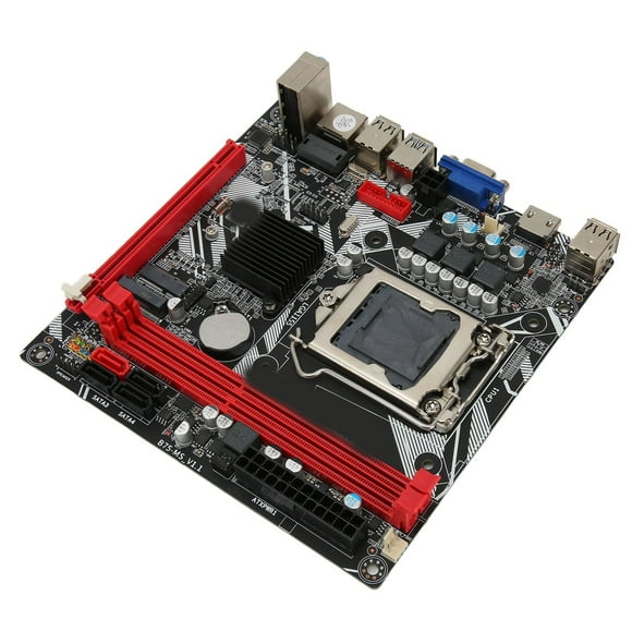 B75 MS Motherboard, PCle 16X HD Multimedia Interface NVME M.2 Support DDR3 Memory WiFi M.2 SATA3.0 USB3.0 LGA 1155 Motherboard For Home Entertainment