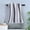 Gray, variant on Emdiqzs Bath Towels Bath Linens Soft Absorbent Cotton Striped Towel for Bathroom Shower Use Blue Gray Green Pink Brown