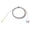2 meters, variant on 4mm Hole K Type Thermocouple Temperature Sensors 1/2/3/4/5M Metal Wire 0 to 600°C Sensors Probe