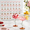 F02Peach GlodRim, variant on 24 Clear Plastic Ribbed Martini Glasses, 10oz Disposable Coupe Cocktail Cups