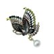 thumbnail image 1 of Exquisite Crystal Butterfly Brooch Colorful Rhinestones Animal Breastpin Clothing Accessories for Evening Gatherings Green, 1 of 4