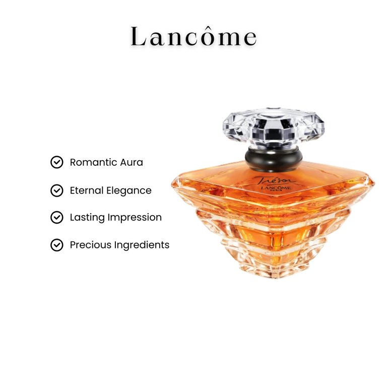 Lancome Tresor Eau de Parfum Natural Spray For Women 100 ml / oz - Walmart.com