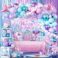 thumbnail image 1 of Decoraciones para Fiesta de Sirenas Fexivo Set de Guirnalda de Globos 295 Piezas, 1 of 8
