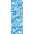 thumbnail image 2 of Grey, Jace 14x32 White Modern Wood Framed Museum Art Print Titled - Plenty Of Blue White Agates, 2 of 4