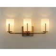 thumbnail image 2 of 21283SWSBR Maxim Lighting Dart 3 Light Bath Vanity Approved for Damp Locations-Satin Brass Finish, 2 of 9