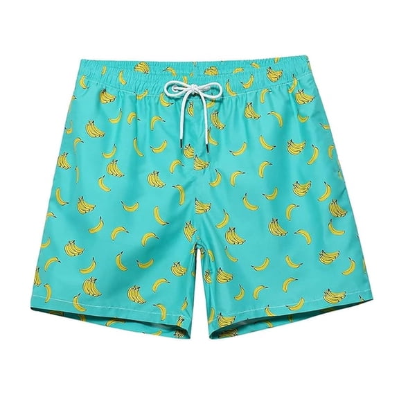 DHFJKG Men's Beach Shorts Funny Printed Casual Summer Relaxed Fit Drawstring Athletic Running Shorts Versatile Bottoms