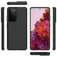 thumbnail image 6 of CoverON For Samsung Galaxy S21 Ultra 5G Case, FlexGuard Series Soft Flexible Slim Lightweight Fit TPU Minimal Phone Cover, Black, 6 of 8