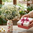 thumbnail image 7 of DAKIMOE Rustic Ceramic Vase, Decorative Flower Vase Farmhouse Decor for Home Living Room Bedroom Kitchen Office Shelf Decor,6 Inches, 7 of 7