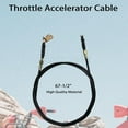 thumbnail image 2 of High Quality Accelerator Throttle Cable for Yamaha G14, G16, G22 Golf Cart Car, 2 of 5