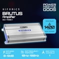thumbnail image 2 of Hifonics Brutus BG 1400 Watt Class D Monoblock Amplifier with Built-In UV Meter, 2 of 14