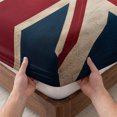 thumbnail image 3 of Twin XL Size Fitted Sheet Set - British Flag 2 Piece Bedding Sets 16" Deep Pocket Fitted Sheet with 1 Pillowcases, Vintage United Kingdom England Uk Flag Brushed Microfiber Hotel Luxury Bed Sheets, 3 of 9