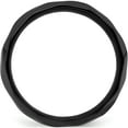 thumbnail image 2 of Zirconium Black Polished And Hammered 7mm Band (Size 10) Made In China zcr106-10, 2 of 5