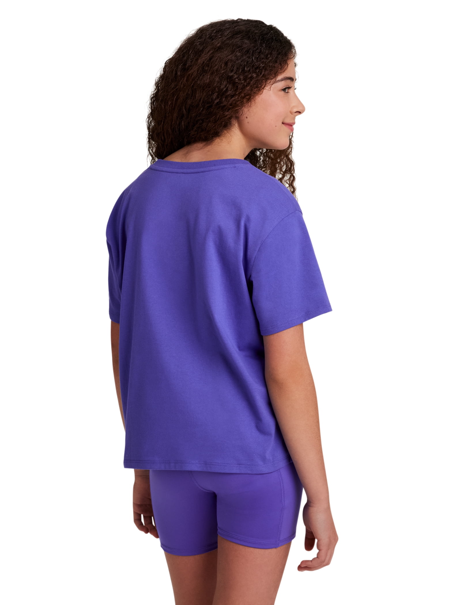 Reebok Girl’s Supergirl Short Sleeve Graphic T-Shirt, Sizes 4-18