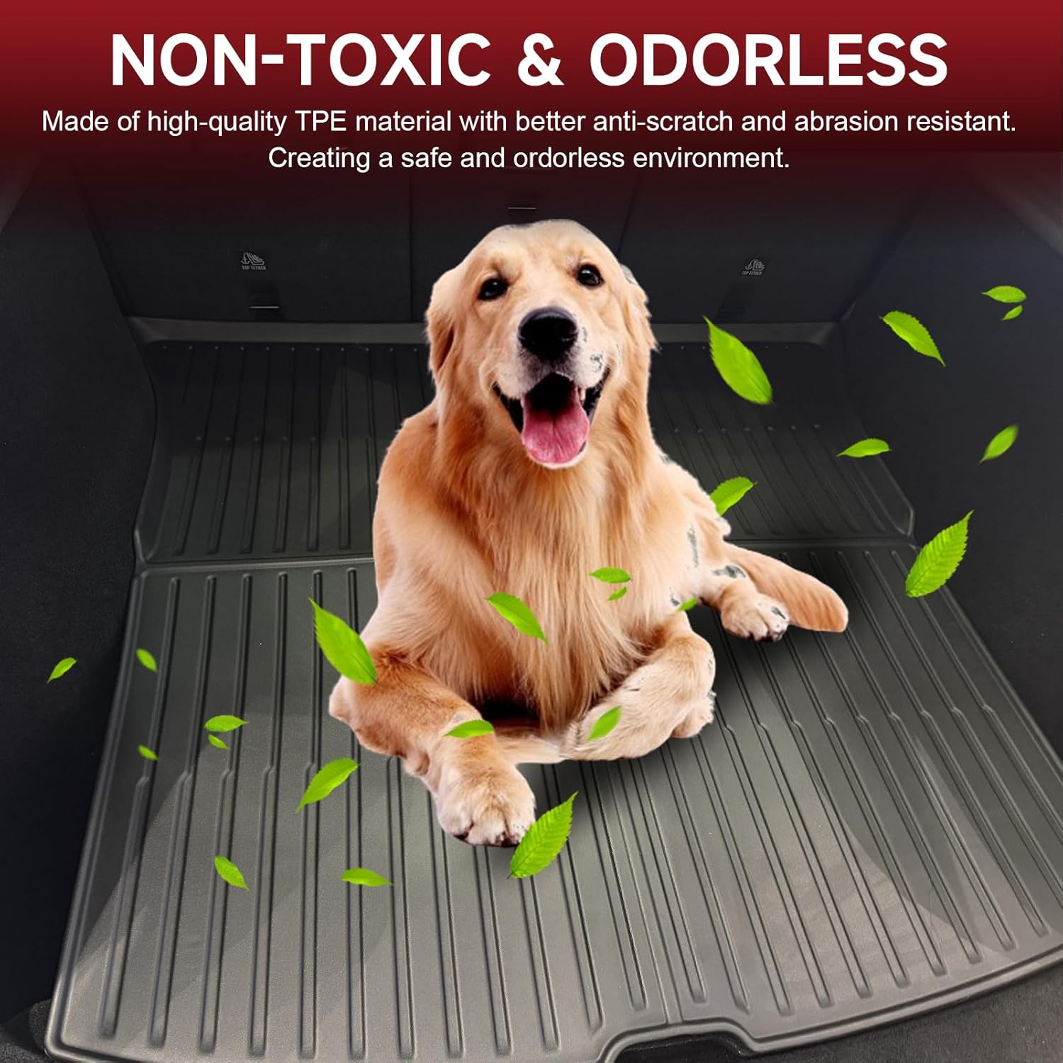 Cargo Mat for 2025 Tesla Model Y Juniper, for Tesla New Model Y 5-Seater Accessories, All Weather TPE Cargo Liner, Custom Fit Heavy Duty Non Slip Trunk Protector