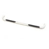Lund 22674838 Polished Stainless Steel 3" Round Bent Nerf Bars for 2007-2018 Jeep Wrangler JK 4-Door