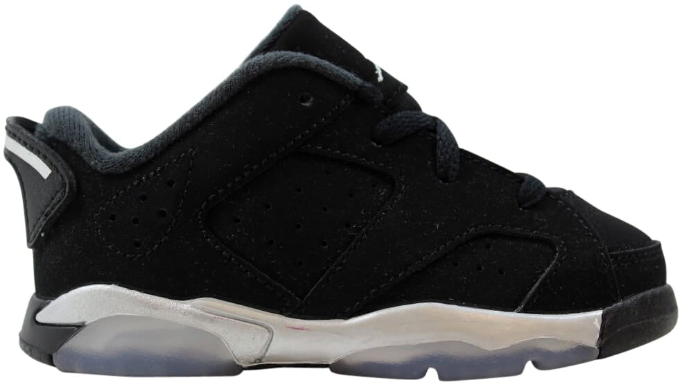jordan 6 low black metallic silver