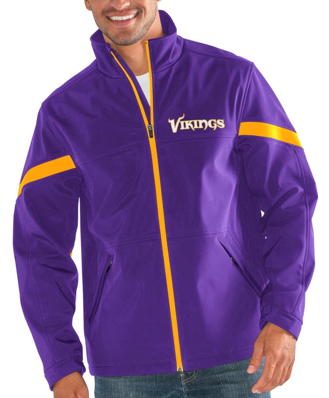 Minnesota Vikings NFL G-III "The Franchise" Full Zip Premium Soft Shell Jacket by G-III Sports