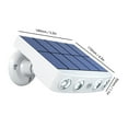 thumbnail image 4 of Yeacher 2PCS LED Solar Powered Wall Light Rotatable Waterproof Motion-Sensor Lights Outdoor Garden Lamp with, 4 of 8