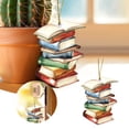 thumbnail image 5 of SIfdSeng Hanging Bats Decoration Outdoor Books Book Pendant Decoration Hanging on The Tree Key Bag As A Bookmark Multi Purpose Practical Strong Beautiful Durable Boho Party Decorations, 5 of 5