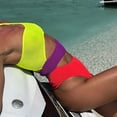 thumbnail image 2 of 2022 traje de baño de una pieza para mujer, traje de baño femenino de un hombro, Monokini Sexy, trajes de baño, ropa de playa, trajes de baño, traje de baño MJC316802L, 2 of 2