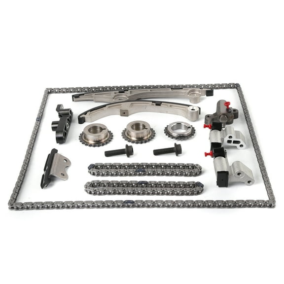 MOCA AUTOPARTS Timing Chain Kit Fit for 2007-2010 Ford Edge V6 3.5L & 2009-2011 Lincoln MKS V6 3.7L & 2008-2011 Mazda Cx-9 V6 3.7L & 2007-2010 Lincoln MKX V6 3.5L