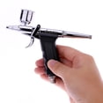 thumbnail image 4 of Juego de cepillo de aire KKmoon Professional Pistol Gatillo con 3 puntas 2 tazas para pintura artíst Tomshoo Aerógrafo, 4 of 6