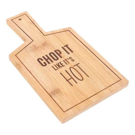 something different Chop It Like It's Hot Bamboo Serving Board