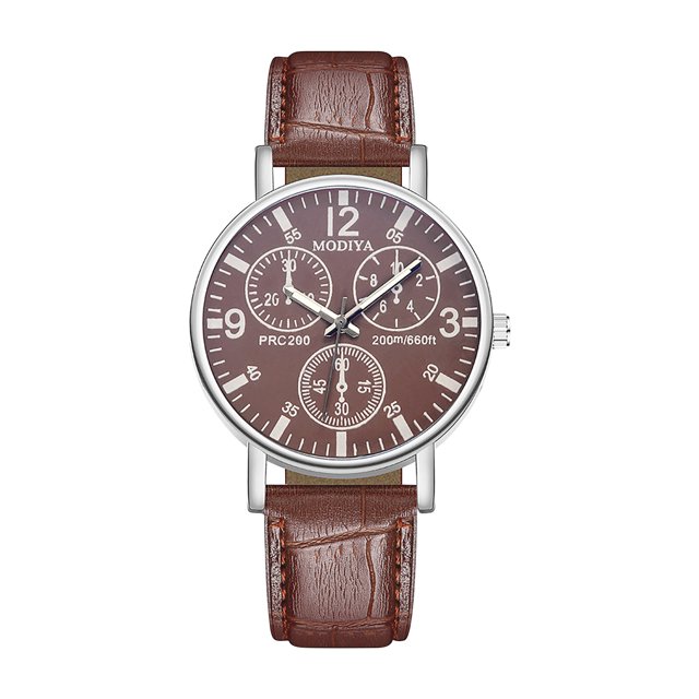 Relojes de pulsera de cuarzo de aleación analógica de banda de cuero de diseño de moda NUEVO Wmkox8yii gfajkfgbkjabf284