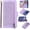 Purple, variant on Wallet Case for Samsung Galaxy S10+ S10 Plus,Magnetic Handbag Zipper Pocket PU Leather Flip with 9 Card Slots and Wrist Strap Folio TPU Stand Case for Samsung Galaxy S10+ S10 Plus - Gold