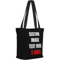 thumbnail image 2 of Custom Tote Bag With Logo Photo, Custom Bag, Personalized Shopping Bags Reusable Grocery Bags Bulk For Work Travel Gifts, 2 of 8