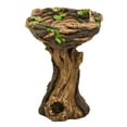 thumbnail image 2 of Bain d'Oiseaux Stable Sculpture Décorative en Résine pour Jardin Balcon Ornement, 2 of 7