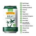 Reed's Zs Real Ginger Ale Soda Pop, 12 Fl Oz, 8 Pack Bottles