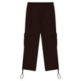 thumbnail image 7 of Tiijoy Toddler Boys Sweatpants Drawstring Straight Leg Cargo Pants Active Trousers, Sizes 3-4, 7 of 7