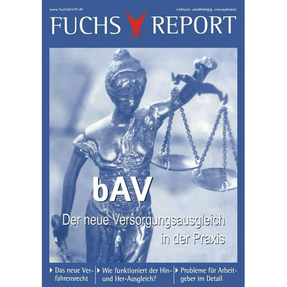 Bav - Der Neue Versorgungsausgleich, (Paperback)