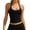 C-Black, variant on Ulitacool Womens Tank Tops Sleeveess Summer Knit Camisole Slim Fit Neck Solid Color Top Round Neck Tee Retro Clothing Xs Yellow