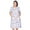 Floral Purple, variant on Casual Nights Women's Snap Front House Dress Short Sleeve Woven Duster Housecoat Lounger Sleep Gown