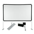 thumbnail image 3 of Portable Projection Screen 4K HD 16:9 with Stand, Wide Viewing Angle, Wrinkle Free, Sturdy Design, Lightweight and Easy to Carry for Indoor and Outdoor Use, 3 of 7