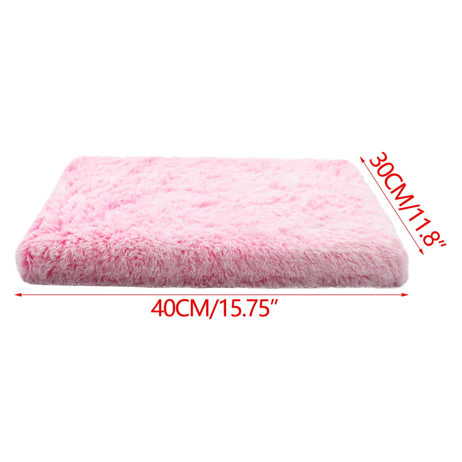 Jacenvly 2024 New Pet Essentials Dog Bed Orthopedic Dog Bed Plush With Carton Foam Cotton Removable Cover Washable Non-Slip Bottom Suitable For Large Medium And Small Dogs And Cats Pink