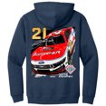 thumbnail image 3 of Men's E2 Apparel Heather Navy Josh Berry Motorcraft Pullover Hoodie, 3 of 3