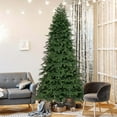 thumbnail image 2 of Costway 7.5 FT Artificial Xmas Tree with 1019 PE PVC Branch Tips & Folding Metal Stand, 2 of 9