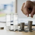 thumbnail image 4 of COMPUKAS 6Set Coin Collecting Storage Tube Airtight Plastic Container for Quarter Rolls and Coins, 4 of 8