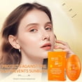 thumbnail image 2 of Sunblock Primer Cream, SPF Protection, Shielding & Mattifying, UV Defense Makeup Base, Pollution Shield, Non Greasy, 50g, 2 of 7
