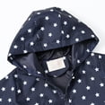 thumbnail image 6 of Zanarzt Girl Baby Kid Waterproof Toddler Rain Jacket Kids Cartoon Windbreaker Coat Baby Zip Hooded Outerwear Fall Spring Raincoat Dark Blue,2-3 Years, 6 of 9