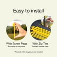 thumbnail image 3 of MAPORCH Green Plastic Wire Mesh Fence 15.7INx10FT Roll - Ideal for Poultry, Dogs, Rabbit, Snake Barrier & Gardening - Durable Plastic Chicken Wire Mesh - Versatile Plastic Fencing & Netting Solution, 3 of 7
