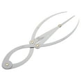 thumbnail image 2 of EeaseCA Stainless Steel Eyebrow Curve Measure Calipers Flexible Stencil Ruler Measure Tool for Women Female, 2 of 8