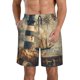 thumbnail image 1 of Fotbe Vintage Nautical Lighthouse Trajes de Baño Estampados para Hombre, Shorts de Verano de Secado Rápido, Ropa de Playa, Bañadores-Large, 1 of 6