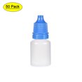 thumbnail image 1 of Uxcell Botellas de Goteo Vacías de Plástico de Boca Pequeña de 5ml/0.17oz Azul 50 Contenido, 1 of 6