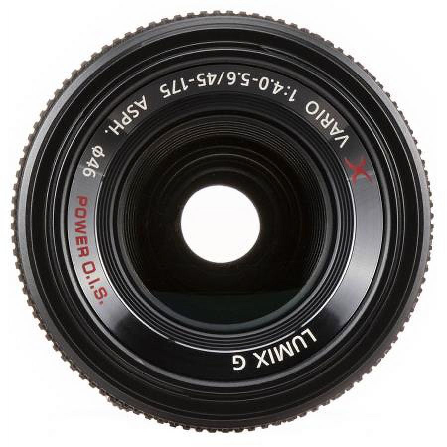 Lumix G X Vario PZ 45-175mm f/4.0-5.6 Aspherical Lens, Black