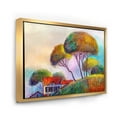 thumbnail image 3 of Designart 'Beautiful Village House On A Hot Summer Day' Modern Framed Canvas Wall Art Print, 3 of 5